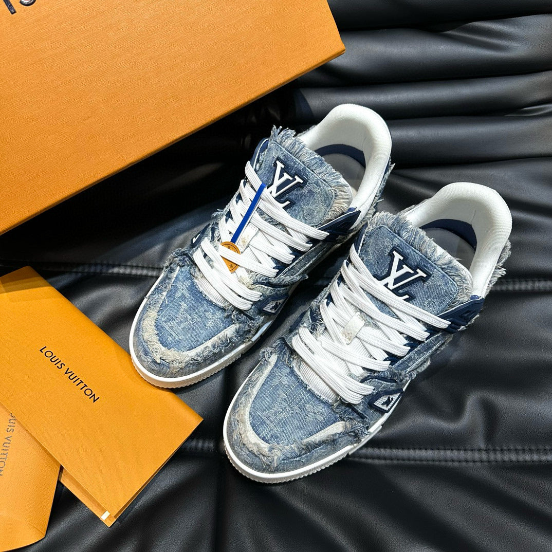 Louis Vuitton Shoes- Louis Vuitton Lou Trainers Premium Designer Casual Shoes