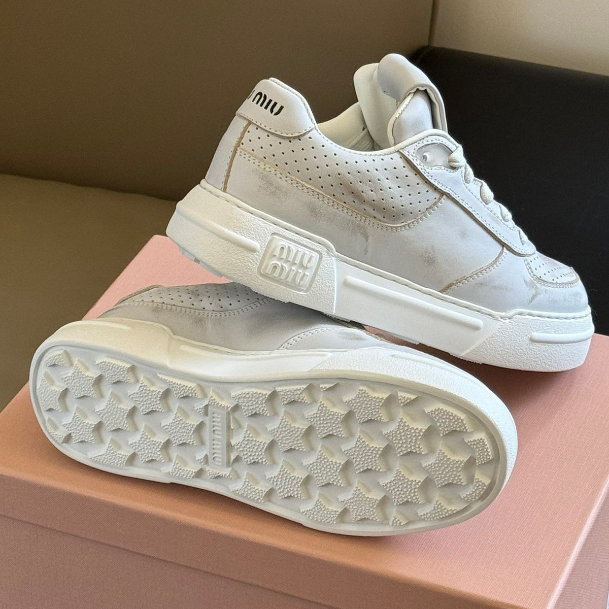 Shoes- Miu M Trainers Premium Designer Casual Shoes