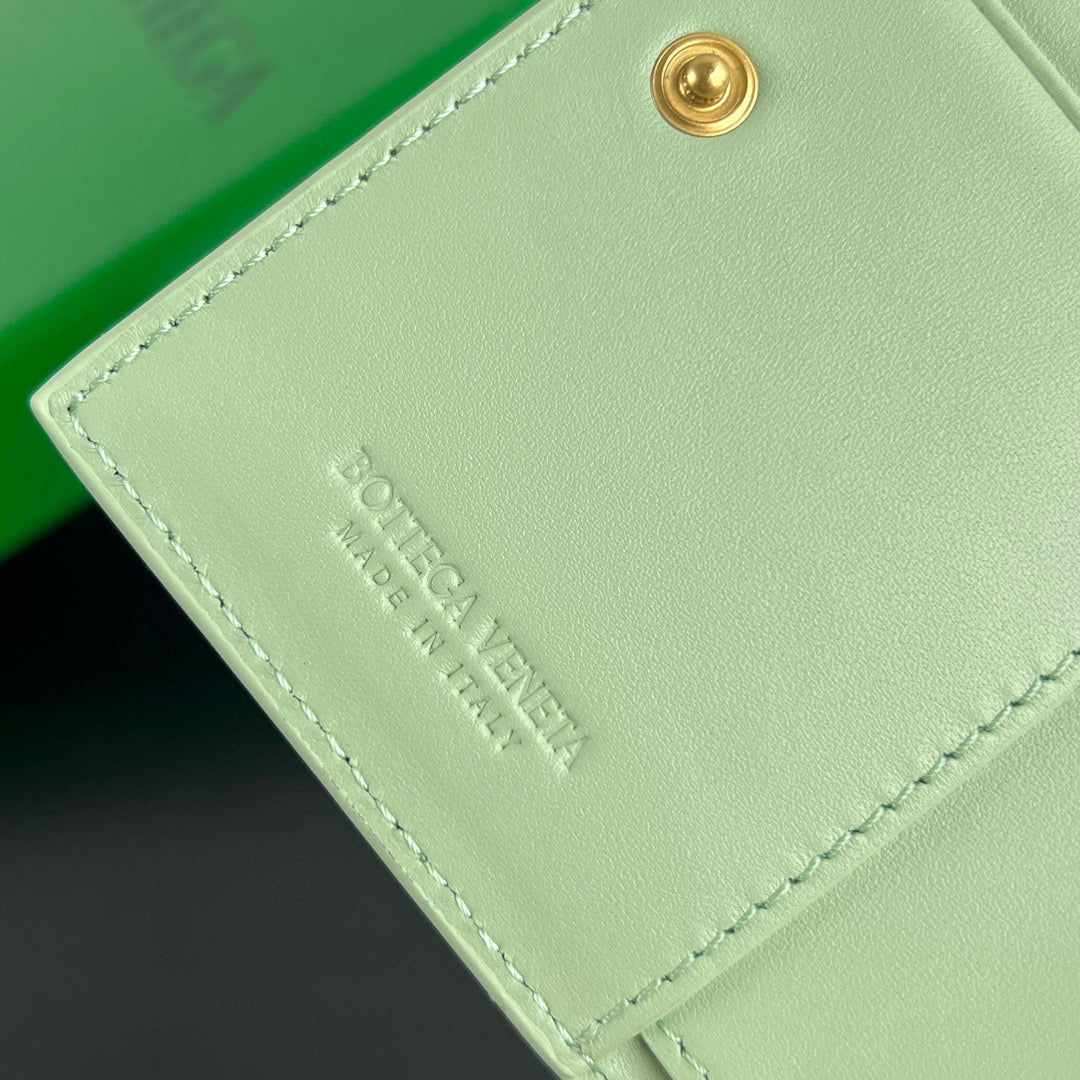 Bottega Veneta Wallets- Bottega Veneta Intrecciato Small Bi-fold Wallet Compact Luxury Card Wallet