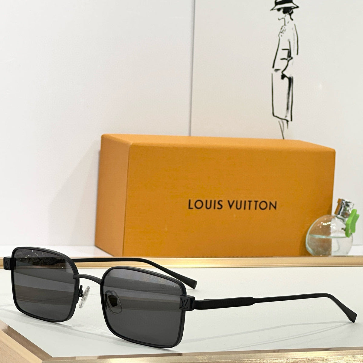 Louis Vuitton Sunglasses- Louis Vuitton Lou Sunglasses Luxury Designer UV Sunglasses