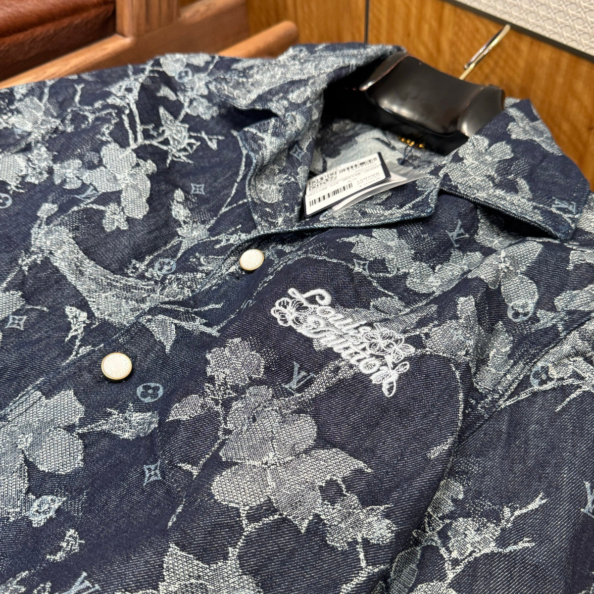 Louis Vuitton Tops- Louis Vuitton Lou Denim Shirt Elegant Everyday Designer Top