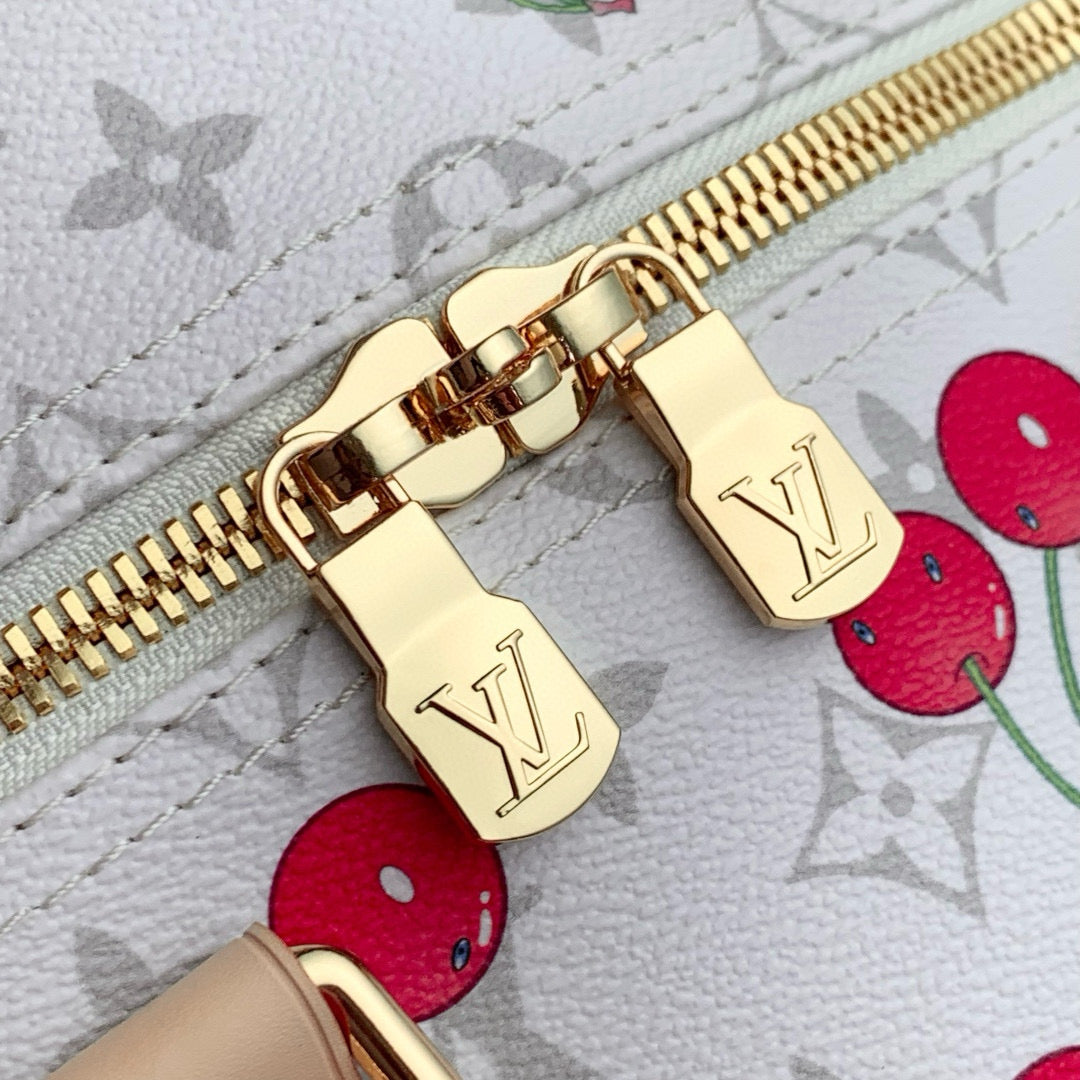 Louis Vuitton Bags- Louis Vuitton Lou x Murakami Keepall 45 Bag Premium Designer Shoulder Bag