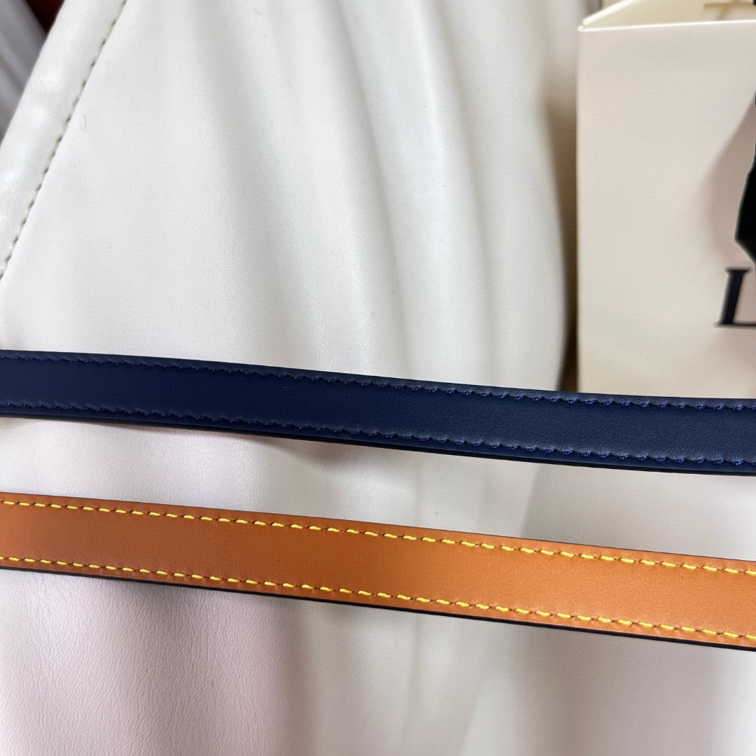 Belts- Loew Belt 1.5 Cm Premium Leather Designer Belt