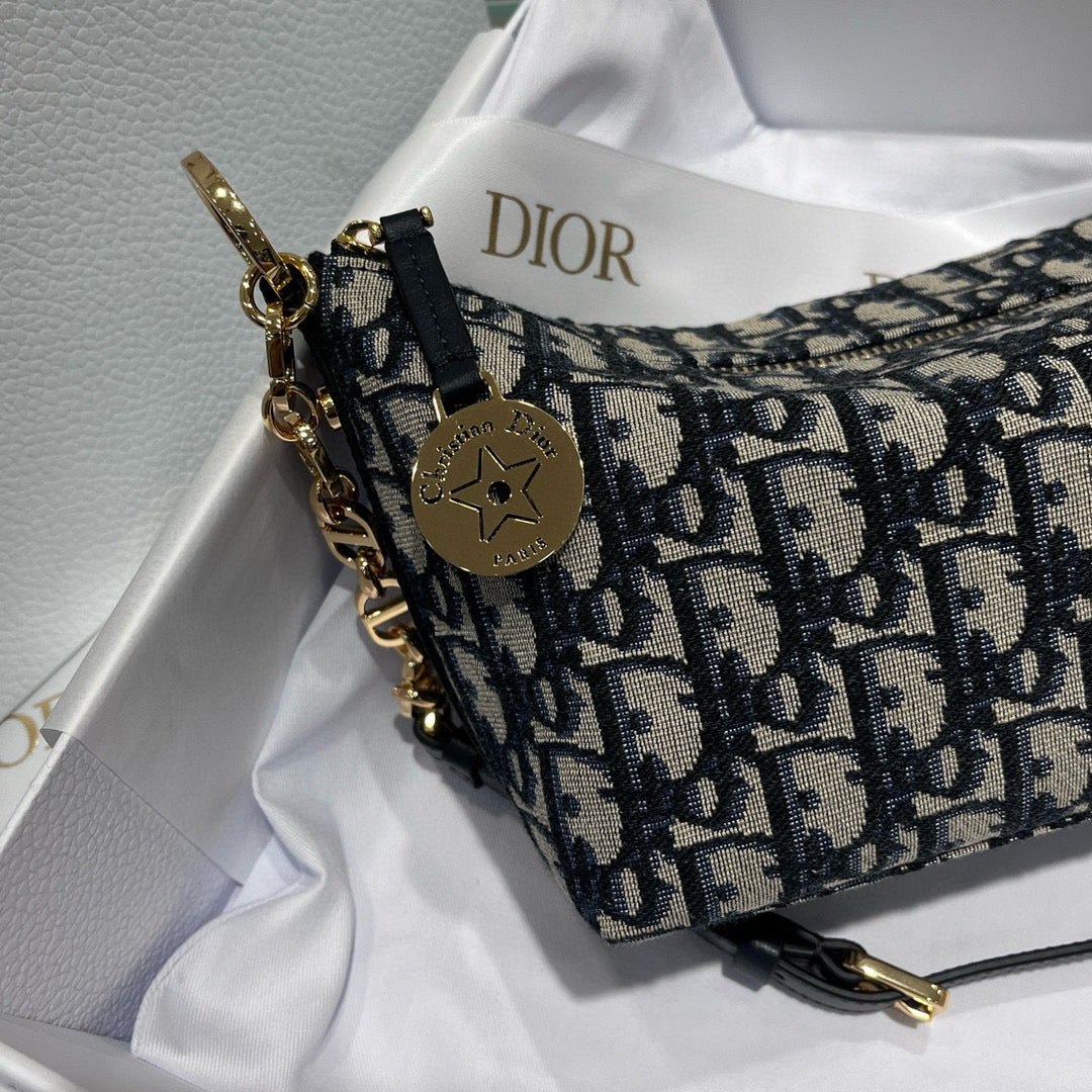 Front view of Christian Dior Diorstar Hobo Bag premium bag