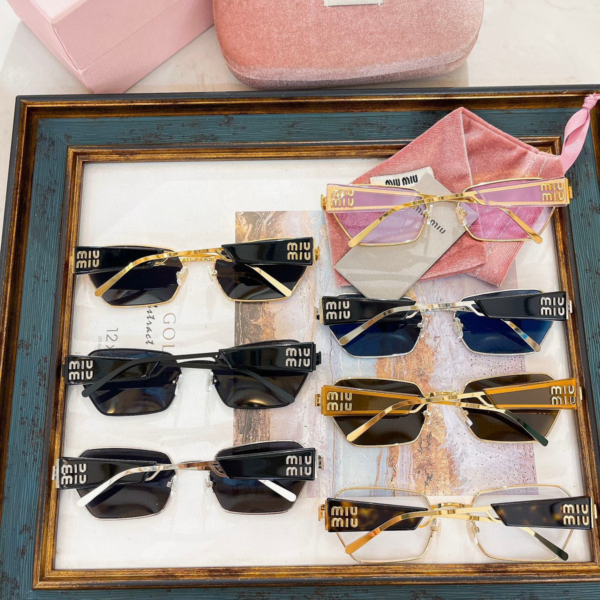 Sunglasses- Miu M Sunglasses Premium Fashion Designer Sunglasses