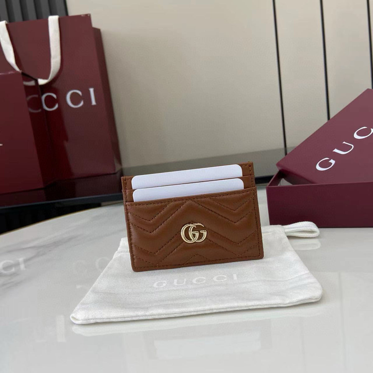 Gucci Wallets- Gucci Card Holder Compact Luxury Card Wallet