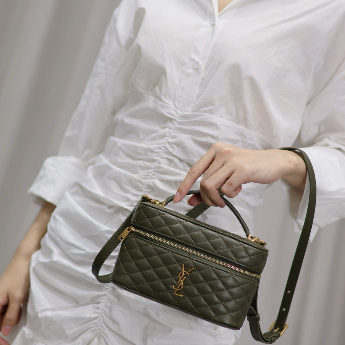 Saint Laurent Bags- Saint Laurent Gaby Vanity Bag Premium Designer Shoulder Bag