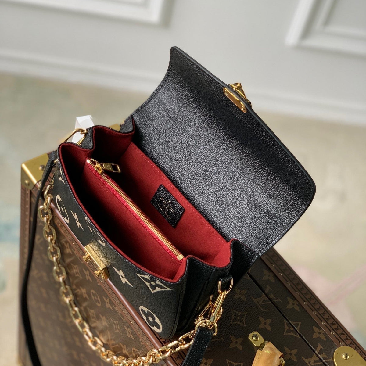 Louis Vuitton Bags- Louis Vuitton Lou Pochette Metis East West Bag Elegant Everyday Designer Handbag
