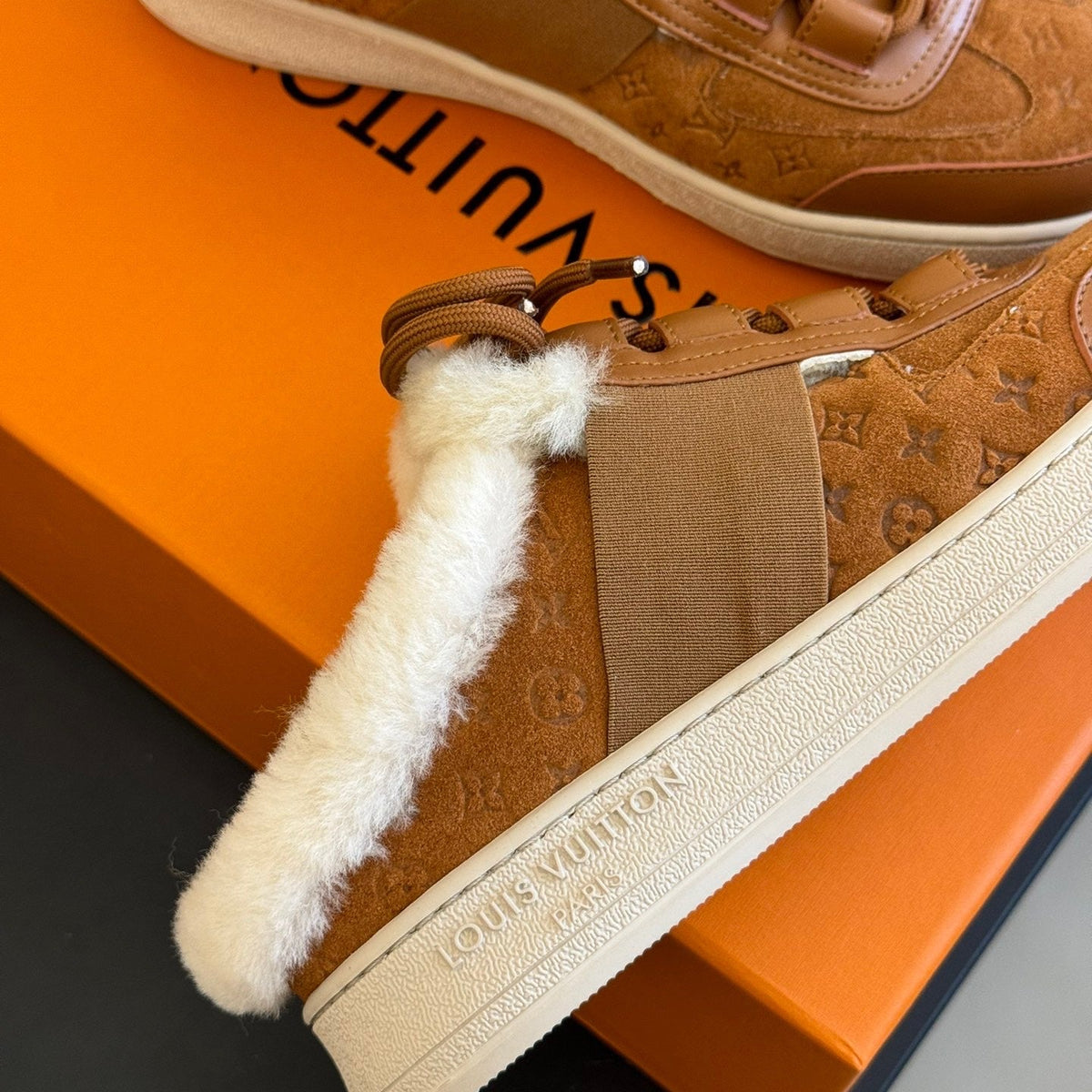 Louis Vuitton Shoes- Louis Vuitton Lou Open Back Sneakers Luxury Lifestyle Designer Footwear