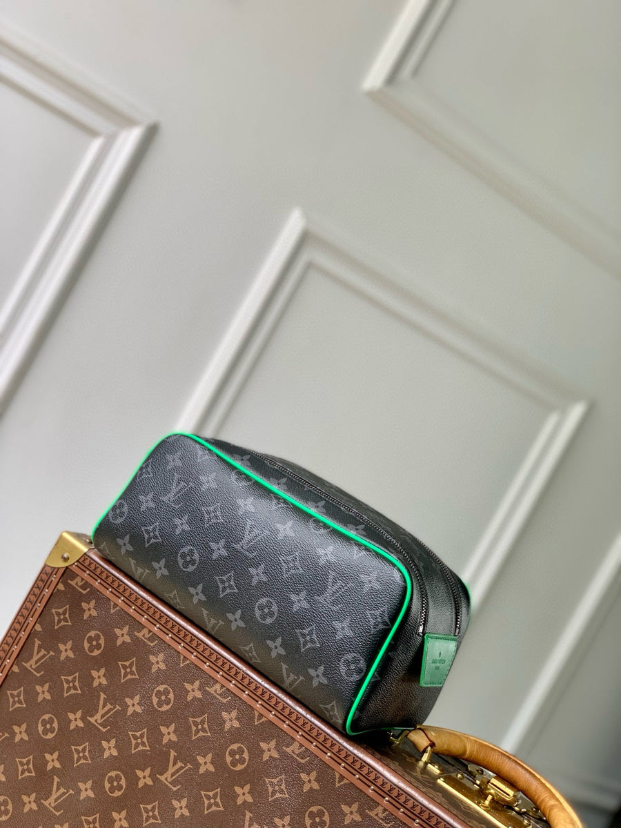 Louis Vuitton Bags- Louis Vuitton Lou Dopp Kit Toiletry Bag Premium Designer Shoulder Bag