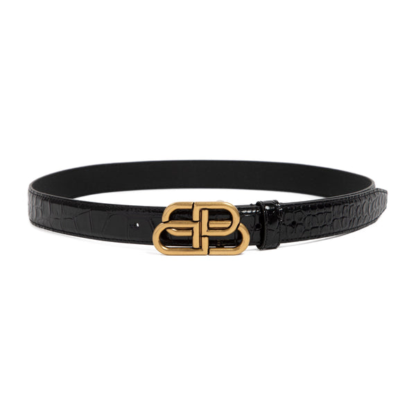 Balenciaga belts luxury designer piece front view