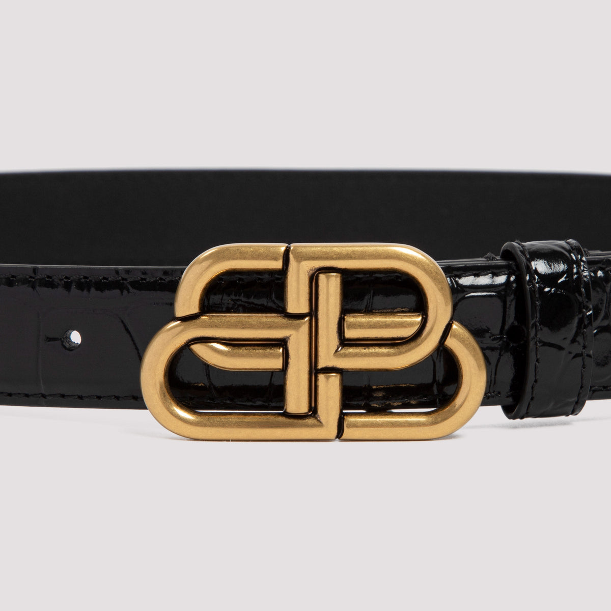 Balenciaga Belts- Balenciaga Bb Thin Belt Premium Leather Designer Belt