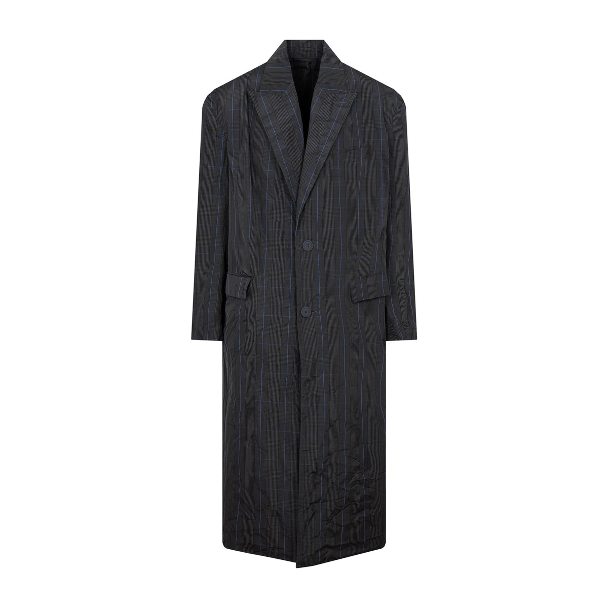 Balenciaga Accessories- BALENCIAGA Checkered Long Raincoat for Men Premium Everyday Designer Accessory