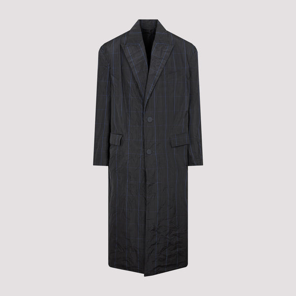 Balenciaga premium coats detail and craftsmanship close-up