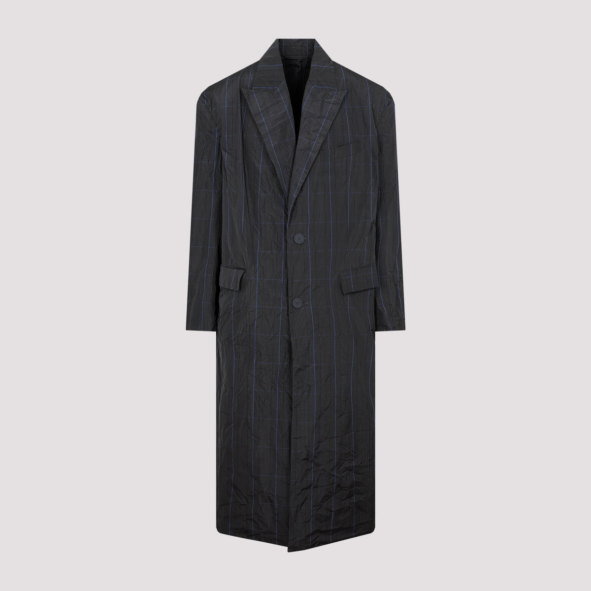 Balenciaga Accessories- BALENCIAGA Checkered Long Raincoat for Men Premium Everyday Designer Accessory