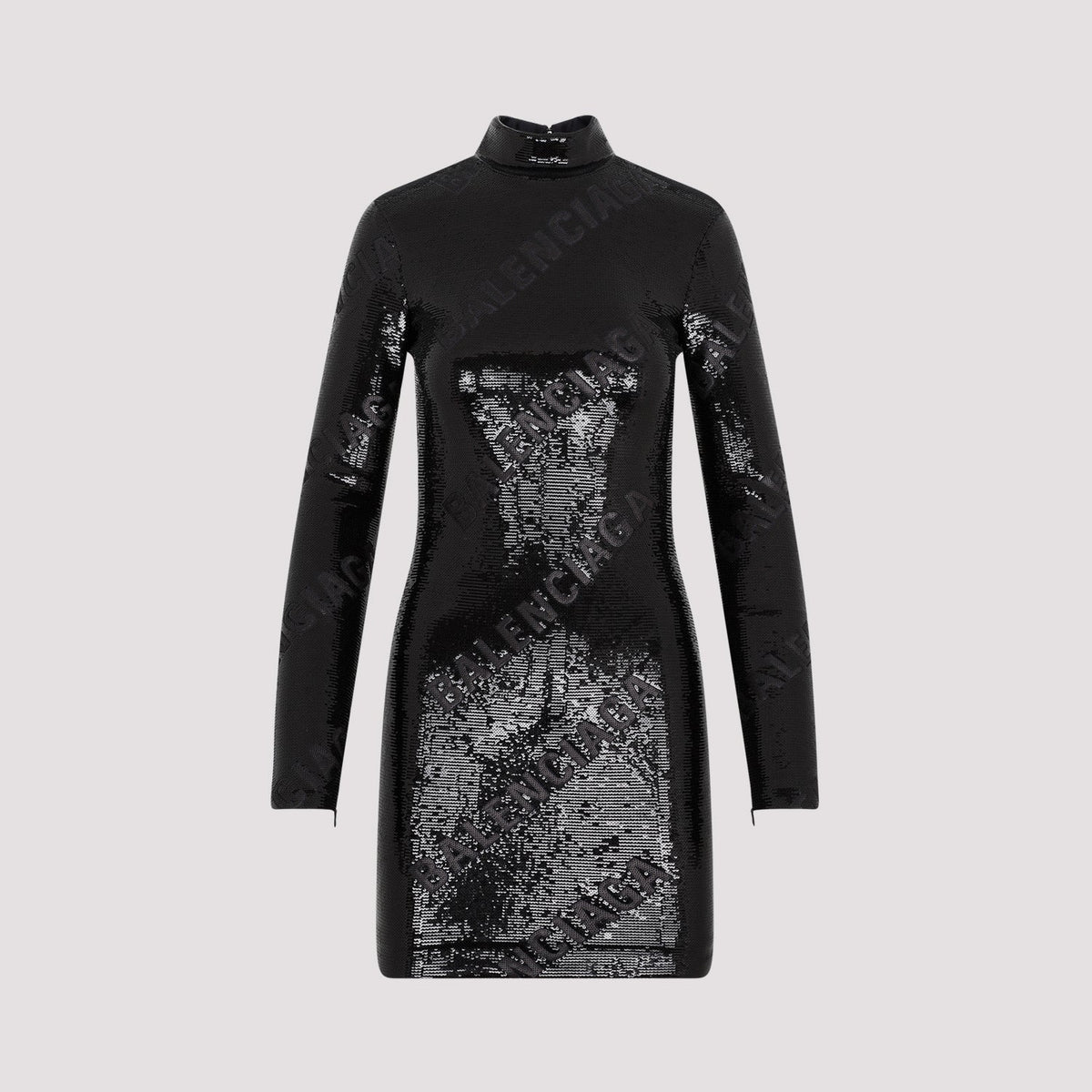 Balenciaga Dresses? BALENCIAGA Elegant Turtleneck Dress Elegant Designer Evening Dress