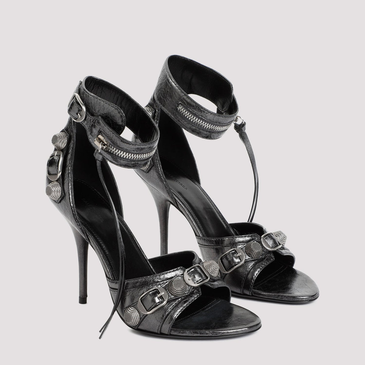Balenciaga Shoes- BALENCIAGA Cagole Sandals with 11cm Stiletto Heels Premium Designer Casual Shoes