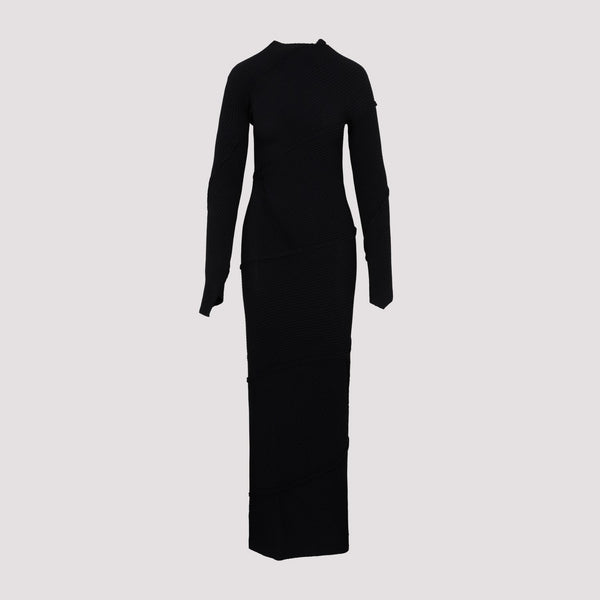 Balenciaga premium dress detail and craftsmanship close-up