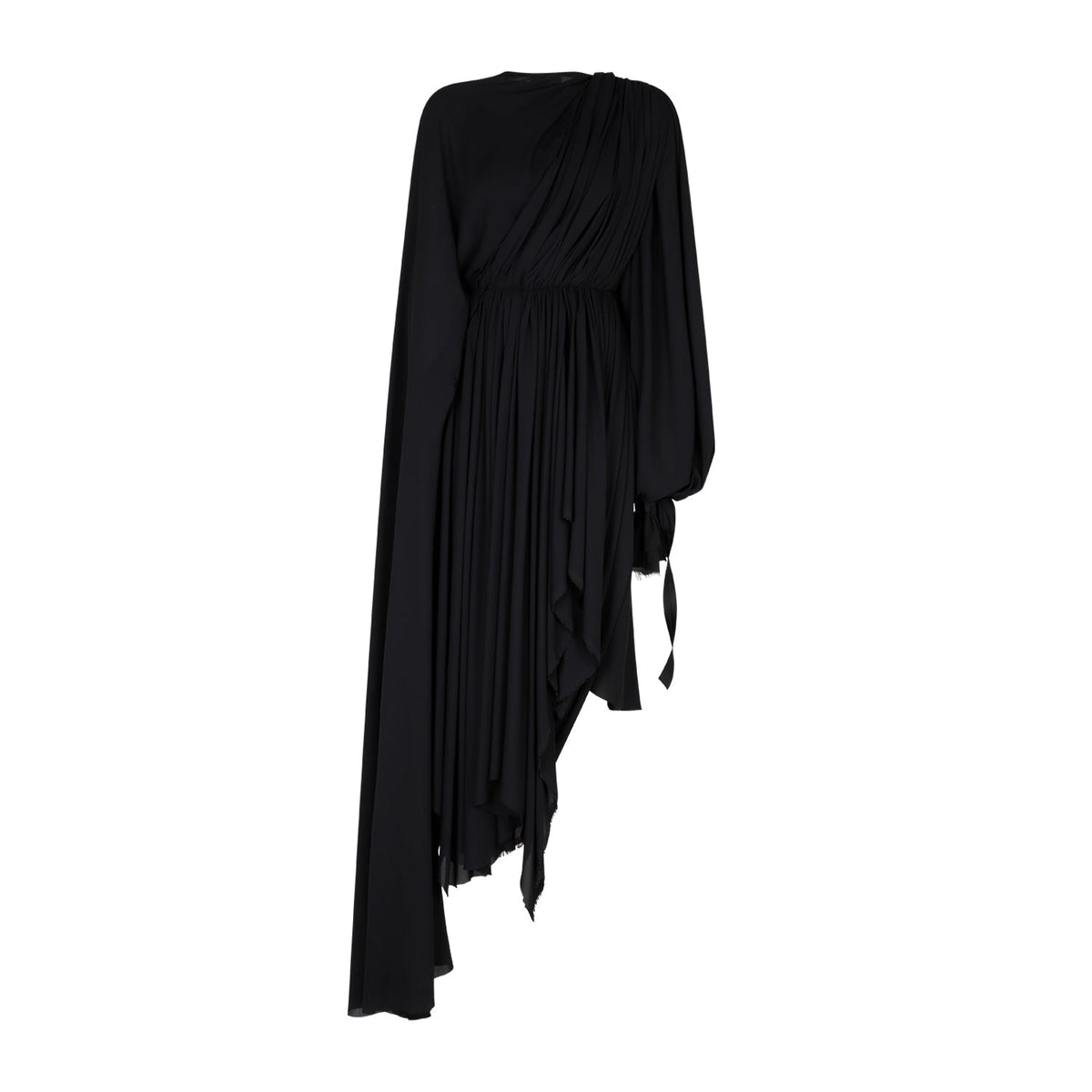 Balenciaga Dresses- BALENCIAGA Asymmetrical Hem Draped Dress Luxury Party Occasion Dress