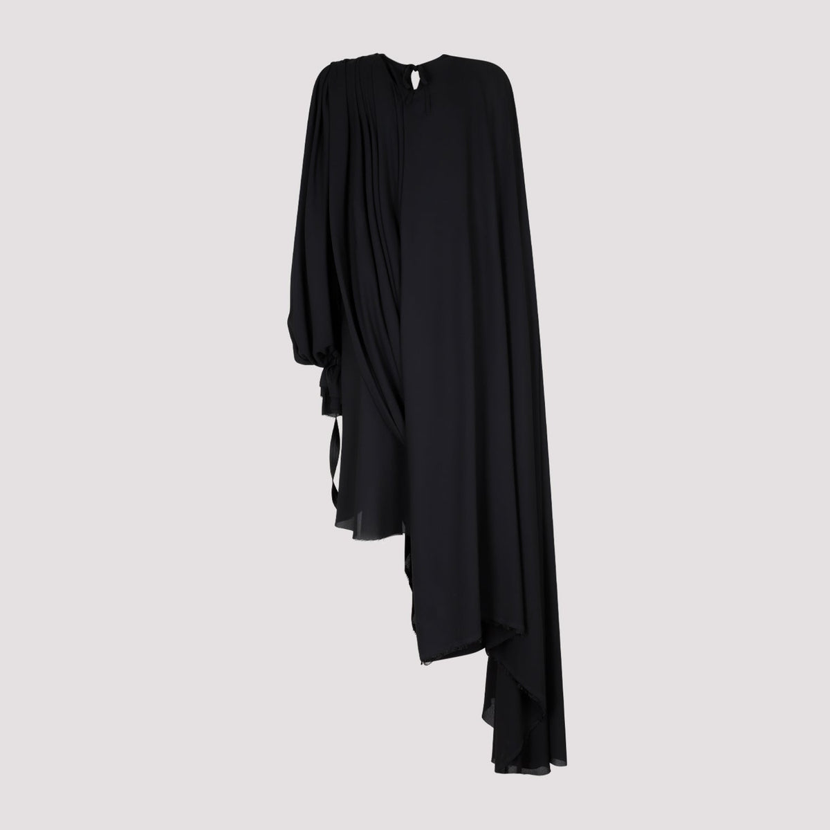 Balenciaga Dresses? BALENCIAGA Asymmetrical Hem Draped Dress Elegant Designer Evening Dress