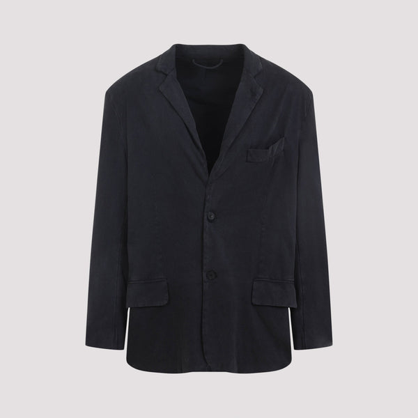 Balenciaga premium jacket detail and craftsmanship close-up