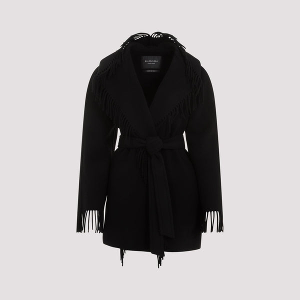 Balenciaga premium jacket detail and craftsmanship close-up