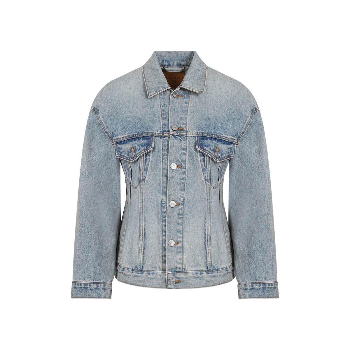 Balenciaga Jackets- BALENCIAGA Hourglass Denim Jacket for Women Premium Casual Designer Jacket