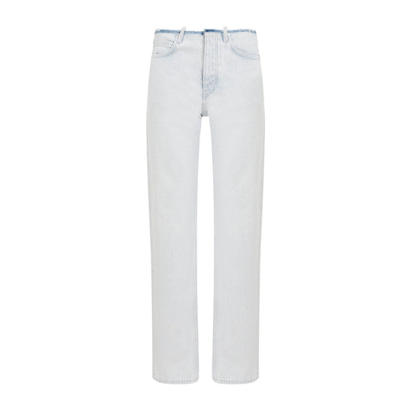 Balenciaga Jeans? BALENCIAGA Light Blue Cotton Jeans Premium Designer Denim Jeans