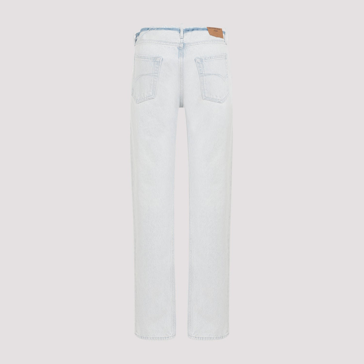 Balenciaga Jeans- BALENCIAGA Light Blue Cotton Jeans Classic Everyday Designer Jeans