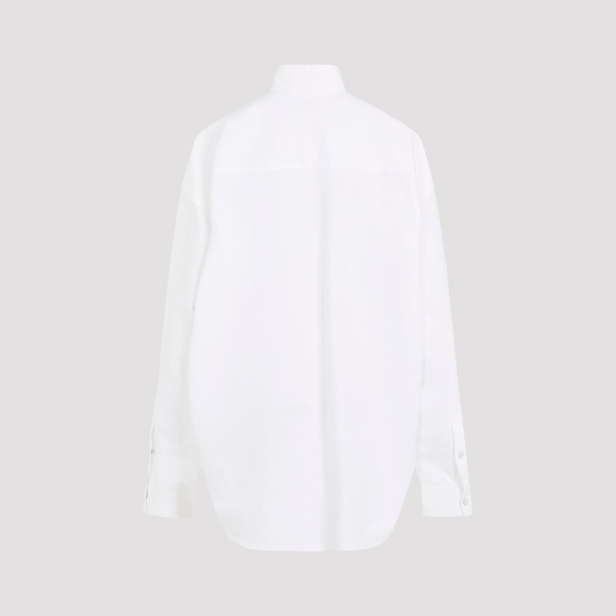 Balenciaga Tops- BALENCIAGA Chic Cotton Shirt with Pointed Collar Premium Designer Casual Top
