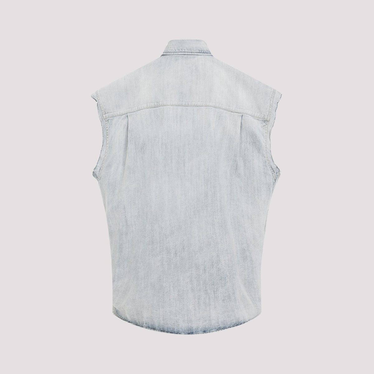 Balenciaga Tops? BALENCIAGA Stunning Ripped Sleeve Shirt for Men - Fall Winter 24 25 Elegant Everyday Designer Top