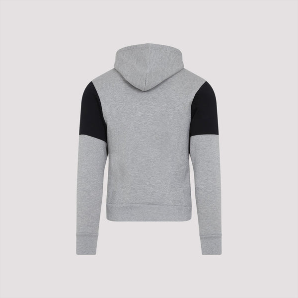 Close-up of Balenciaga sweatshirts hardware and fine stitching