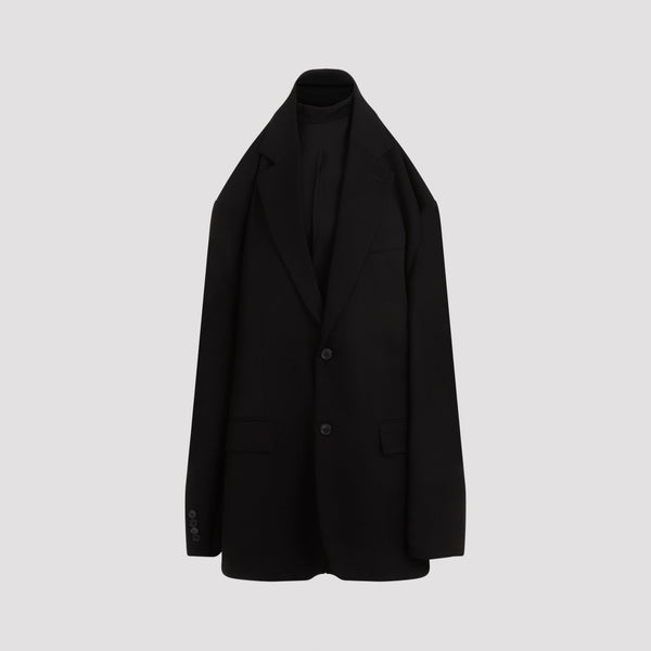 Balenciaga dress side profile designer luxury fashion