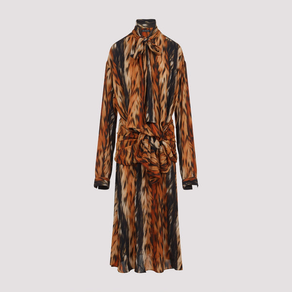 Balenciaga dress side profile designer luxury fashion