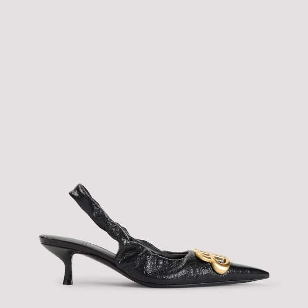 Balenciaga premium pumps detail and craftsmanship close-up