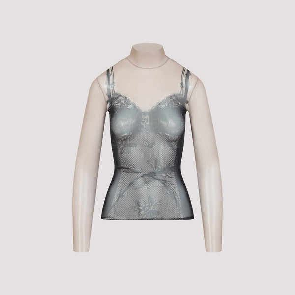 Balenciaga topwear side profile designer luxury fashion
