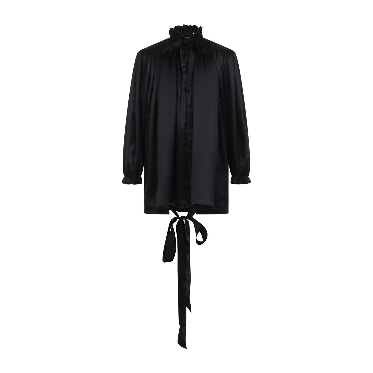 Balenciaga Tops? BALENCIAGA Silk Shirt for Women - Spring Summer 2025 Elegant Everyday Designer Top