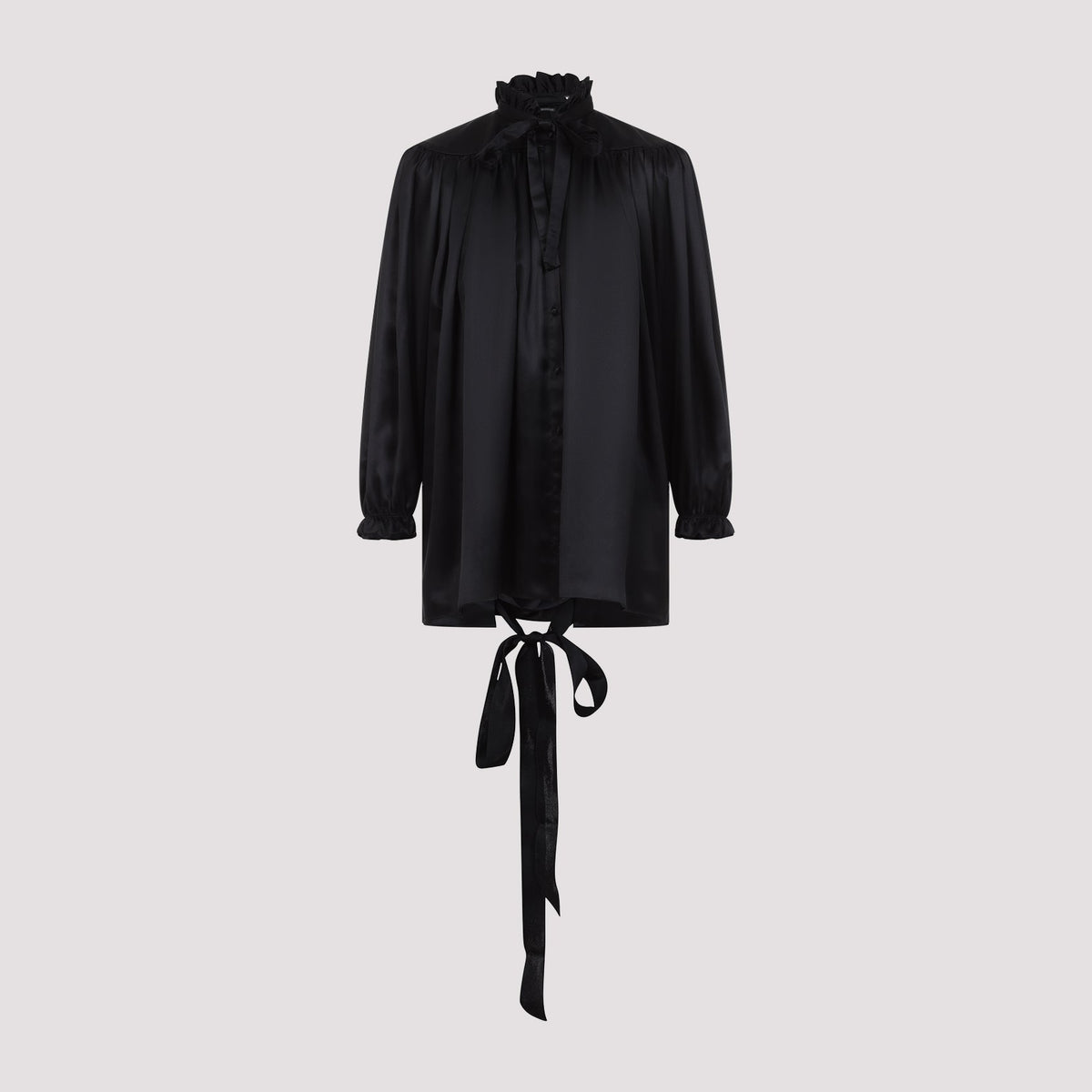 Balenciaga Tops? BALENCIAGA Silk Shirt for Women - Spring Summer 2025 Elegant Everyday Designer Top