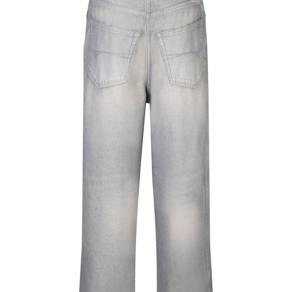 Balenciaga premium jeans detail and craftsmanship close-up