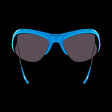 Close-up of Balenciaga sunglasses hardware and fine stitching