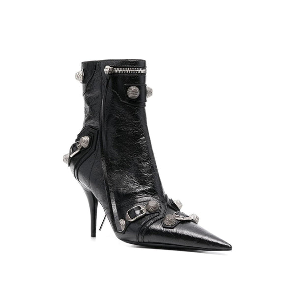 Balenciaga premium ankle boots detail and craftsmanship close-up