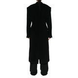 Balenciaga coats side profile designer luxury fashion