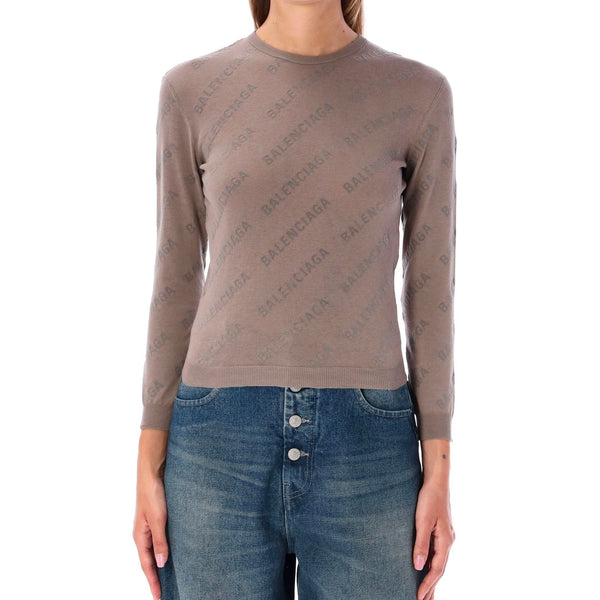 Balenciaga premium sweater detail and craftsmanship close-up