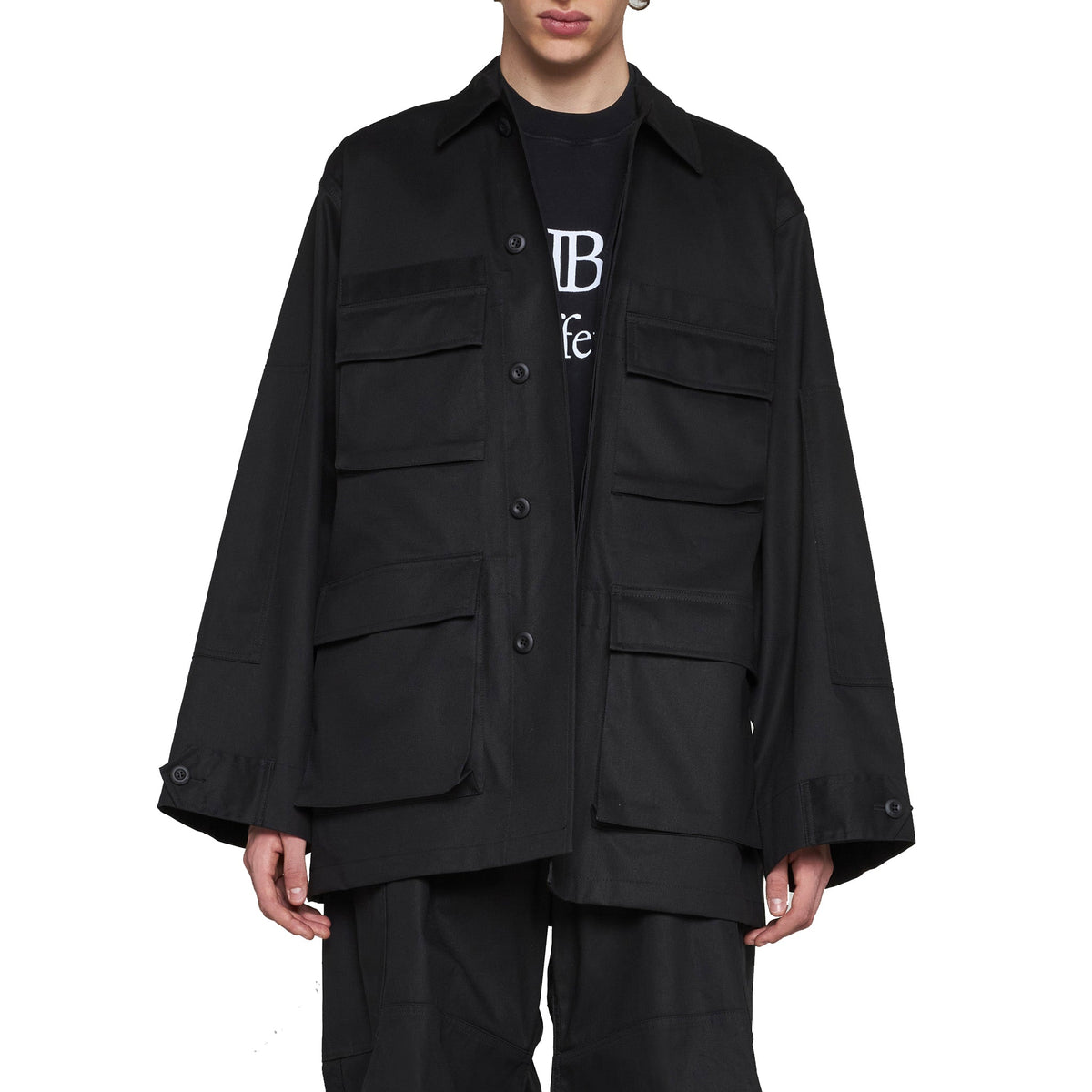 Balenciaga premium clothing detail and craftsmanship close-up