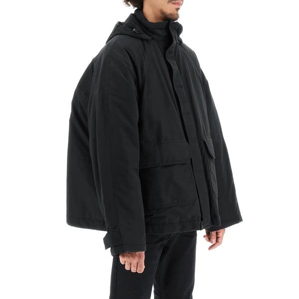 Balenciaga premium jacket detail and craftsmanship close-up
