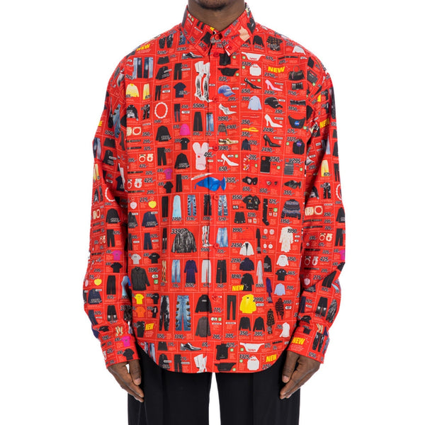Balenciaga premium shirts detail and craftsmanship close-up