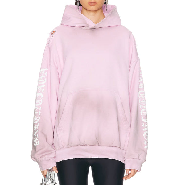 Balenciaga premium sweatshirts detail and craftsmanship close-up