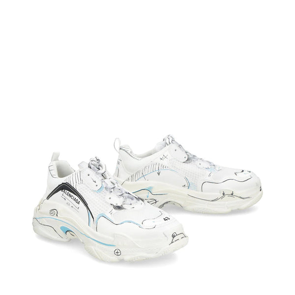 Balenciaga premium sneakers detail and craftsmanship close-up