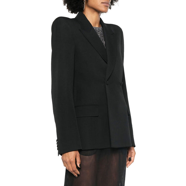 Balenciaga premium blazer detail and craftsmanship close-up
