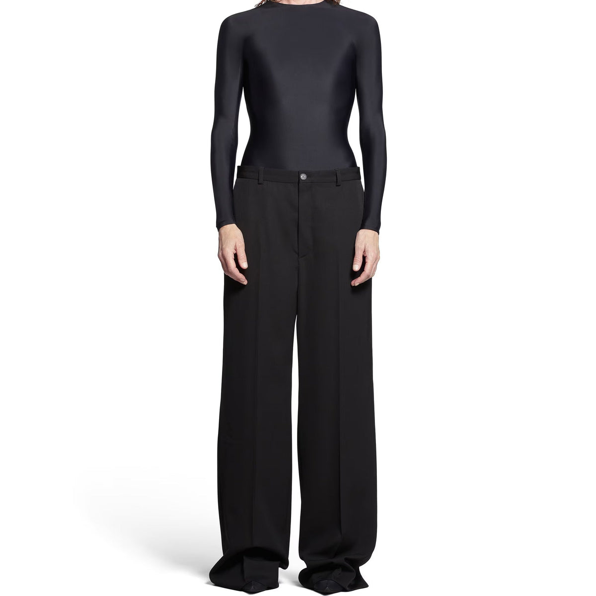 Balenciaga premium trousers detail and craftsmanship close-up